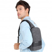 Kingsons Multifunctional Shoulder Backpack - елегантна и стилна мултифункционална раница за iPad Pro 9.7, iPad 6 (2018), iPad 5 (2017) и таблети до 9.7 инча (сив) 7