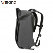 Winking Travel Backpack - елегантна и качествена раница за лаптопи до 15.6 инча (сив) 2