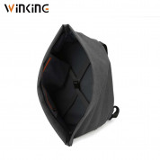 Winking Travel Backpack - елегантна и качествена раница за лаптопи до 15.6 инча (сив) 4