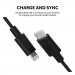 Griffin USB-C to Lightning Cable PD 18W - MFI сертифициран USB-C към Lightning кабел за Apple устройства с Lightning порт (180 см) (черен) 2
