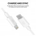 Griffin USB-C to Lightning Cable PD 18W - MFI сертифициран USB-C към Lightning кабел за Apple устройства с Lightning порт (120 см) (бял) 2