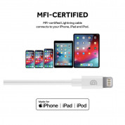 Griffin USB-C to Lightning Cable PD 18W - MFI сертифициран USB-C към Lightning кабел за Apple устройства с Lightning порт (120 см) (бял) 3