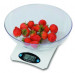 Omega Kitchen Scale With Bow - кухненска везна с купа за измерване на теглото на хранителни продукти (сребрист) 2