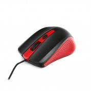 Omega OM-05 3D Optical 1000 DPI USB Mouse - USB оптична мишка за PC и Mac (черен-червен) 