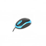 Omega OM-06V Optical 1200 DPI USB Mouse - USB оптична мишка за PC и Mac (черен-син) 