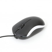 Omega OM-07 3D Optical 1000 DPI USB Mouse - USB оптична мишка за PC и Mac (черен-бял)  1