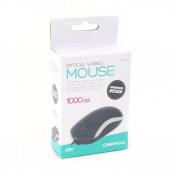 Omega OM-07 3D Optical 1000 DPI USB Mouse - USB оптична мишка за PC и Mac (черен-бял) 