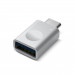 Elago LED USB-C Male to USB-A 3.0 Female Adapter - алуминиев USB адаптер за MacBook и устройства с USB-C порт (сребрист) 1