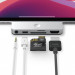 Elago USB-C Pocket Pro Hub Adapter - мултифункционален хъб за свързване на допълнителна периферия за iPad Pro и мобилни устройства (сребрист) 1