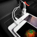 Hoco Dual USB Car Charger 4.8A & Lightning Cable Z12 - зарядно за кола с 2xUSB изходa (4.8A) и Lightning кабел за iPhone, iPad и iPod с Lightning порт (бял) 5