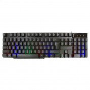 Varr Gaming RGB Keyboard Multimedia - жична геймърска клавиатура с RGB подсветка (за PC)  1