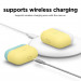 Elago Duo Silicone Case - силиконов калъф за Apple Airpods Pro (жълт-син) 5