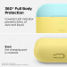 Elago Duo Silicone Case - силиконов калъф за Apple Airpods Pro (жълт-син) 4