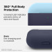 Elago Duo Silicone Case - силиконов калъф за Apple Airpods Pro (син-светлосин) 4