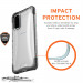 Urban Armor Gear Plyo Case - удароустойчив хибриден кейс за Samsung Galaxy S20 (прозрачен) 7