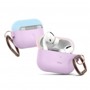 Elago Duo Hang Silicone Case for Apple Airpods Pro (lavender) 1