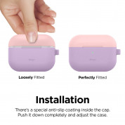 Elago Duo Hang Silicone Case for Apple Airpods Pro (lavender) 5
