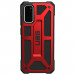 Urban Armor Gear Monarch - удароустойчив хибриден кейс за Samsung Galaxy S20 (червен) 4