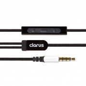 Moshi Clarus Dual-driver Earphones - аудиофилски слушалки с микрофон и управление на звука за iPhone, iPod и iPad (сребрист) 1