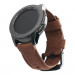 Urban Armor Gear Leather Strap - кожена (естествена кожа) каишка за Samsung Galaxy Watch 42мм (кафяв) 5