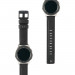 Urban Armor Gear Leather Strap - кожена (естествена кожа) каишка за Samsung Galaxy Watch 46mm и други часовници (22мм) (черен) 1