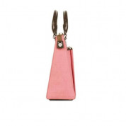 Moshi Urbana Mini Bag - стилна и луксозна кожена чанта за MacBook 12 с отделение за таблети и смартфони (бледо розов) 3