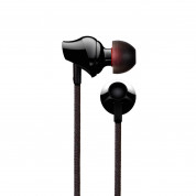 Moshi Keramo Ceramic Earbuds - аудиофилски керамични слушалки с микрофон (черен)