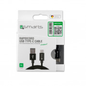 4smarts RAPIDCord USB-C Data Cable 1m (black) 2
