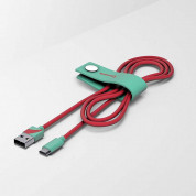 Tribe Vespa Micro USB Cable - MicroUSB кабел за устройства с MicroUSB стандарт (120 см) (червен)