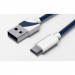 Tribe Vespa Micro USB Cable - MicroUSB кабел за устройства с MicroUSB стандарт (120 см) (син) 2