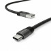 Vonmahlen Premium Cable USB-A to USB-C - USB-A към USB-C 2.0 плетен кабел за устройства с USB-C порт (100 см) (черен) 3
