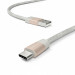Vonmahlen Premium Cable USB-A to USB-C - USB-A към USB-C 2.0 плетен кабел за устройства с USB-C порт (100 см) (розово злато) 4