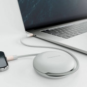 Vonmahlen Premium Cable USB-C to USB-C - USB-C към USB-C 2.0 плетен кабел за устройства с USB-C порт (100 см) (розово злато) 4