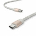 Vonmahlen Premium Cable USB-C to USB-C - USB-C към USB-C 2.0 плетен кабел за устройства с USB-C порт (100 см) (розово злато) 3