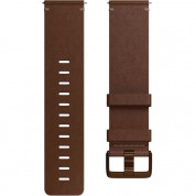 Fitbit Versa Accessory Band Leather Small - кожена (естествена кожа) каишка за Fitbit Versa (кафяв) 