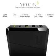 Green Cell 75W Power Source - захранване с USB-C изход (60W), Ultra Charge Fast Charging изход и 2 x USB изхода за мобилни телефони, таблети и MacBook (черен) 3