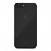 Moshi SuperSkin - тънък силиконов (TPU) калъф (0.35 mm) за iPhone 8 Plus, iPhone 7 Plus (черен-прозрачен) 1