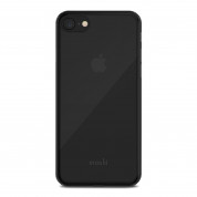 Moshi SuperSkin - тънък силиконов (TPU) калъф (0.35 mm) за iPhone SE (2022), iPhone SE (2020), iPhone 8, iPhone 7 (черен-прозрачен) 1