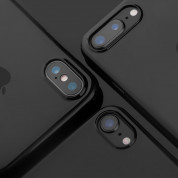 Moshi SuperSkin - тънък силиконов (TPU) калъф (0.35 mm) за iPhone SE (2022), iPhone SE (2020), iPhone 8, iPhone 7 (черен-прозрачен) 4