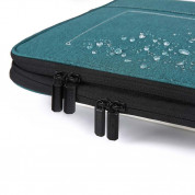 Bagsmart Mar Vista Laptop Sleeve Organizer - водоустойчив калъф и органайзер за Macbook Pro 15 и лаптопи до 15 инча (син) 9