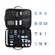 Bagsmart Mar Vista Laptop Sleeve Organizer - водоустойчив калъф и органайзер за Macbook Pro 15 и лаптопи до 15 инча (син) 5