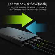Green Cell 37Wh PowerPlay 10 Quick Charge 3.0 Power Bank 10000 mAh - външна батерия с два USB изхода и USB-C порт и технология за бързо зареждане (черен) 6
