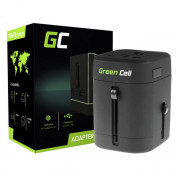Green Cell EasyTravel USB Adapter - USB захранване и преходници за цял свят в едно устройство за мобилни устройства
