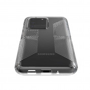 Speck Presidio Grip Case - удароустойчив хибриден кейс за Samsung Galaxy S20 Ultra (прозрачен) 3