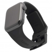 Urban Armor Gear Scout Strap - изключително здрава силиконова каишка за Apple Watch 38мм, 40мм, 41мм (черен)