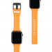Urban Armor Gear Scout Strap - изключително здрава силиконова каишка за Apple Watch 42мм, 44мм (оранжев) 4