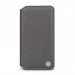 Moshi Overture Case - кожен/текстилен калъф, тип портфейл и поставка за iPhone XR (сив) 1