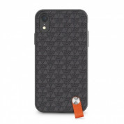 Moshi Altra Case - стилен удароустойчив кейс за iPhone XR (черен)