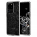 Spigen Liquid Crystal Glitter Case - тънък качествен силиконов (TPU) калъф за Samsung Galaxy S20 Ultra (прозрачен)  9
