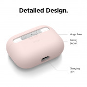 Elago Airpods Pro Liquid Hybrid Case - твърд силиконов кейс за Apple Airpods Pro (розов) 6